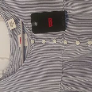 Levi's® Plus Size Seraphina Stripe Crop Top NWT Size 1X